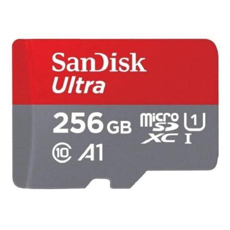 Cartão de memória sandisk microsdhc- 256gb ultra 100mb/s Menor preço em Cartão de memória sandisk microsdhc- 256gb ultra 100mb/s