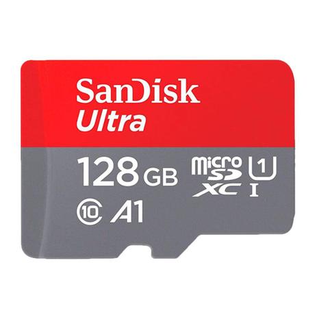 Cartão Memória Micro SDXC 128GB Ultra 120MBs Sandisk Menor preço em Cartão Memória Micro SDXC 128GB Ultra 120MBs Sandisk