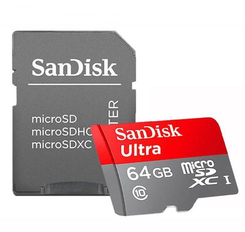 Menor preço em Cartão Micro SD 64GB Sandisk Ultra 80mb/s Classe 10