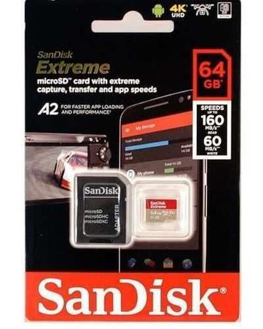 Cartão Micro Sd Sdxc Sandisk Extreme 64gb 160mbs U3 A2 é boa?