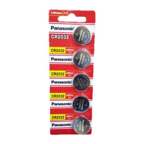 Cartela de Bateria CR2032 Panasonic 3v Menor preço em Cartela de Bateria CR2032 Panasonic 3v