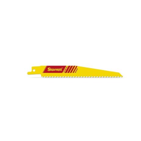 Cartela de lâmina para serra sabre 12” 14 dentes com 5 peças - BT121014-5 - Starrett Menor preço em Cartela de lâmina para serra sabre 12” 14 dentes com 5 peças - BT121014-5 - Starrett