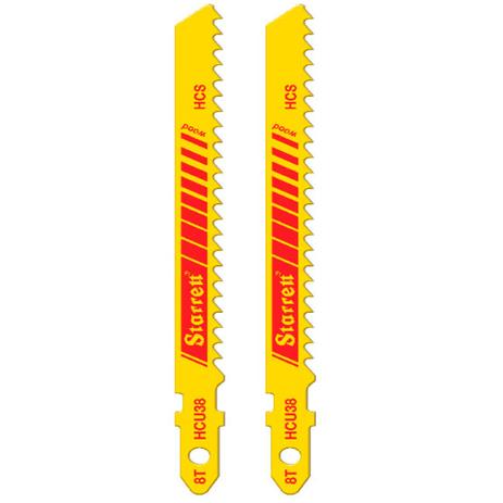 Cartela de lâmina para serra tico tico 100 mm 8 dentes com 2 peças - HCU38-2 - Starrett Menor preço em Cartela de lâmina para serra tico tico 100 mm 8 dentes com 2 peças - HCU38-2 - Starrett