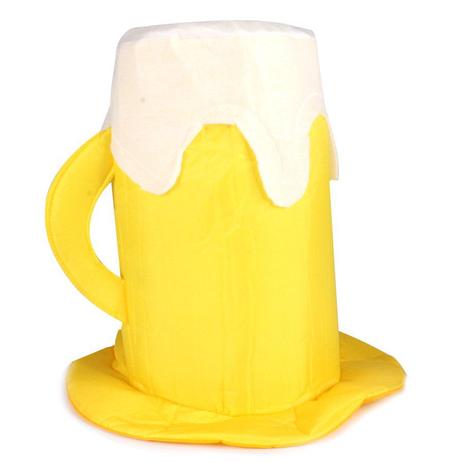 Cartola Caneca de Chopp Amarela - Aluá festas Menor preço em Cartola Caneca de Chopp Amarela - Aluá festas