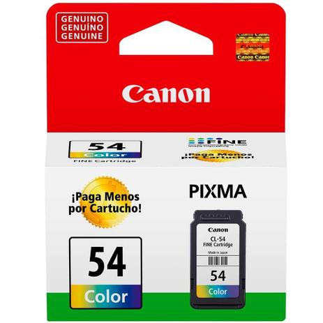 Cartucho Canon CL-54 Colorido Impressora E481 Menor preço em Cartucho Canon CL-54 Colorido Impressora E481