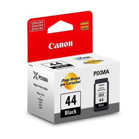 Cartucho Canon PG44 PG-44 PG 44 para PIXMA E401 E461 E481 Preto 5,6 ml Menor preço em Cartucho Canon PG44 PG-44 PG 44 para PIXMA E401 E461 E481 Preto 5,6 ml