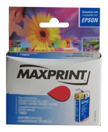 Cartucho compatível Epson TO633 Magenta - Maxprint TO63320 Menor preço em Cartucho compatível Epson TO633 Magenta - Maxprint TO63320