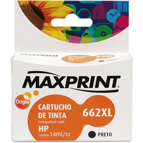 Cartucho Compativel HP 662XL CZ105A Preto - Santeck Menor preço em Cartucho Compativel HP 662XL CZ105A Preto - Santeck