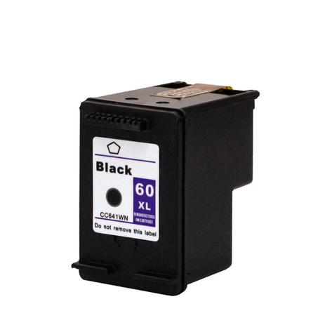 Cartucho Compatível para HP 60XL Black - Compatível para HP F4480 C4680  F4280 C4780 D1660 com 13ml - Toner Vale - Cartucho de Tinta - Magazine Luiza