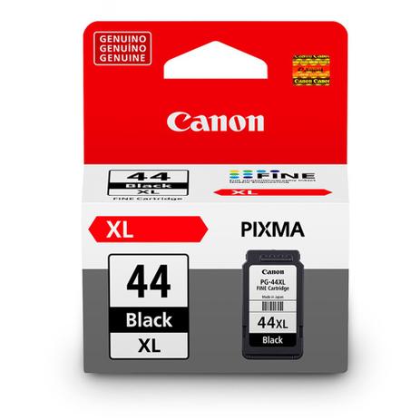 Cartucho de Tinta Canon PG-44XL Preto - Alto Rendimento Menor preço em Cartucho de Tinta Canon PG-44XL Preto - Alto Rendimento