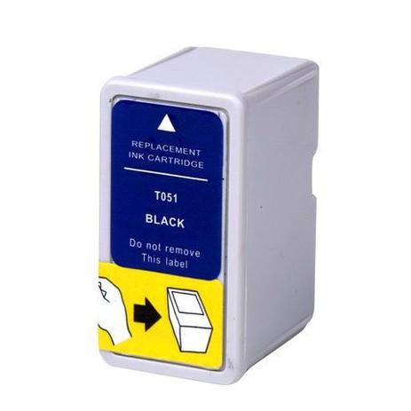 Cartucho de Tinta Compatível Epson T051 Preto S020108 S020189 760 800 2500 25 ml - Megaplus Menor preço em Cartucho de Tinta Compatível Epson T051 Preto S020108 S020189 760 800 2500 25 ml - Megaplus