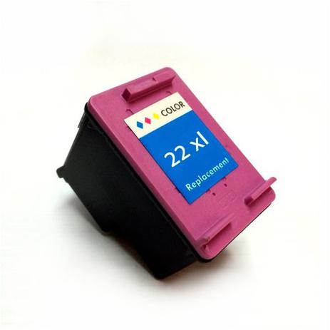 Cartucho de Tinta Compatível HP 22XL Colorido C9352C Menor preço em Cartucho de Tinta Compatível HP 22XL Colorido C9352C