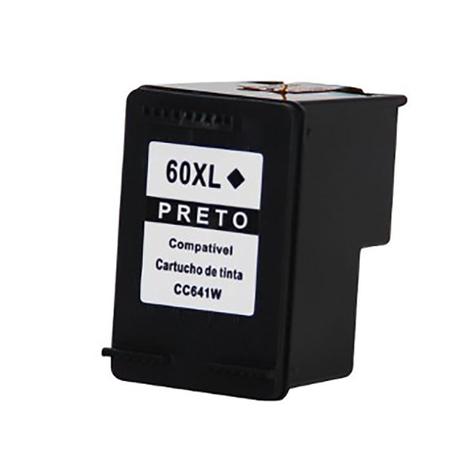Cartucho de Tinta Compatível HP 60XL CC641W 13ML Preto - Deskjet D1660 F4280 F4580 All-in-One F4480 - Novasupri Menor preço em Cartucho de Tinta Compatível HP 60XL CC641W 13ML Preto - Deskjet D1660 F4280 F4580 All-in-One F4480 - Novasupri