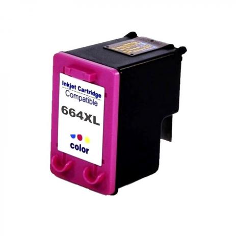 Cartucho de Tinta Compatível HP 664xl Colorido 12ml - Novo Linha Premium - Microjet Menor preço em Cartucho de Tinta Compatível HP 664xl Colorido 12ml - Novo Linha Premium - Microjet
