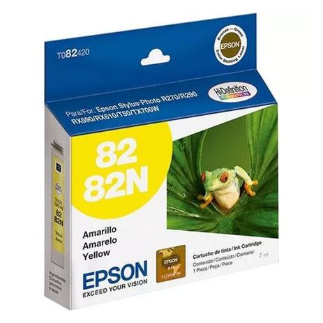 Cartucho de Tinta Epson 82N Amarelo T082420 Menor preço em Cartucho de Tinta Epson 82N Amarelo T082420