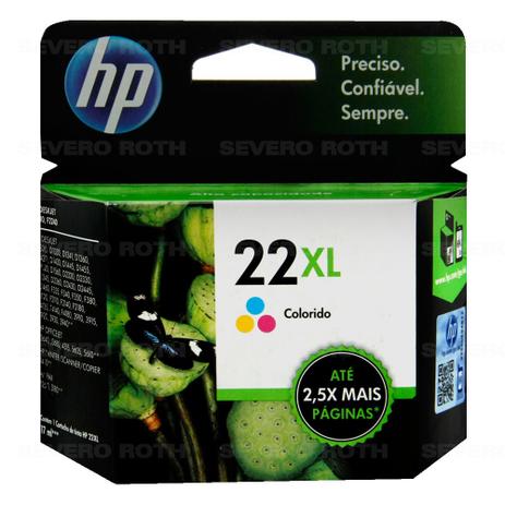Cartucho de Tinta HP 11ML 22XL C9352CB Tricolor Menor preço em Cartucho de Tinta HP 11ML 22XL C9352CB Tricolor