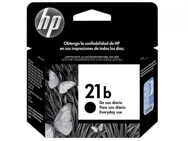 Cartucho de Tinta HP 21 B Preto - Original