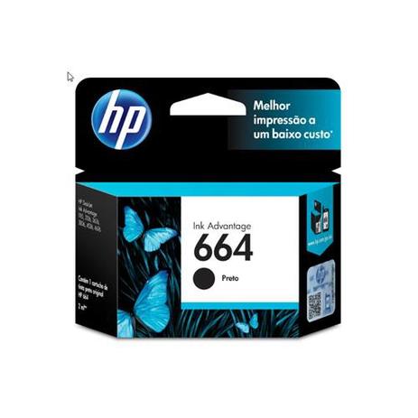 Cartucho de Tinta HP 664 Preto - F6V29AB é boa?