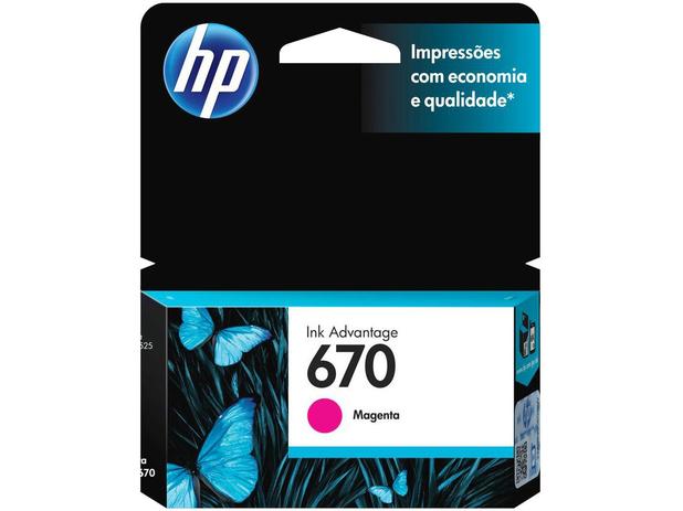 Cartucho de Tinta HP 670 Magenta - Original