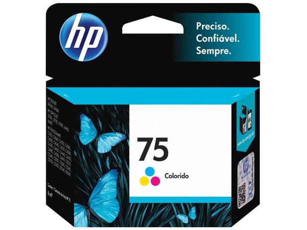 Cartucho de Tinta HP 75 Colorido - Original