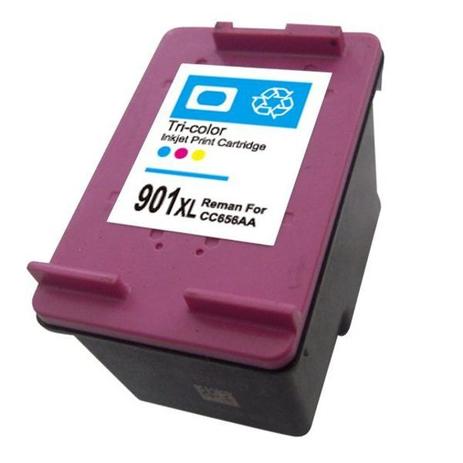 Cartucho de tinta HP 901XL CC656AB - Colorido - Compatível Menor preço em Cartucho de tinta HP 901XL CC656AB - Colorido - Compatível