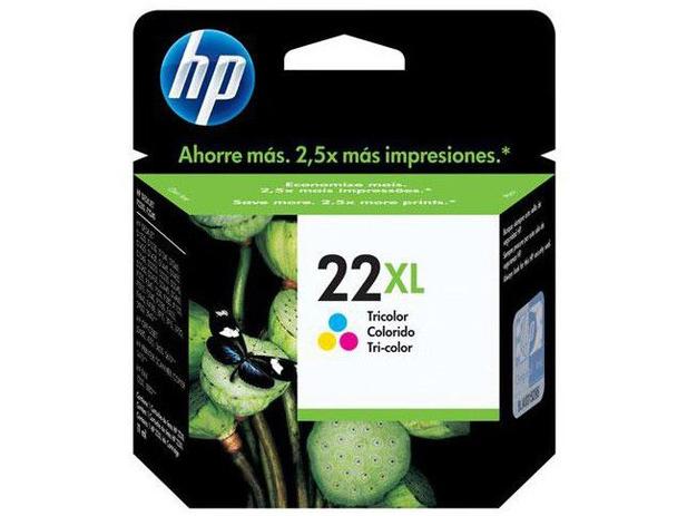 Cartucho de Tinta HP Colorido 22 XL - Original Menor preço em Cartucho de Tinta HP Colorido 22 XL - Original