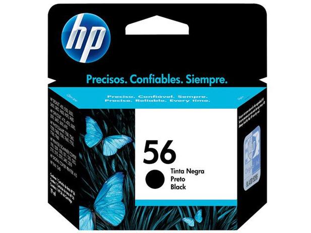 Cartucho de Tinta HP Preto 56 - Original