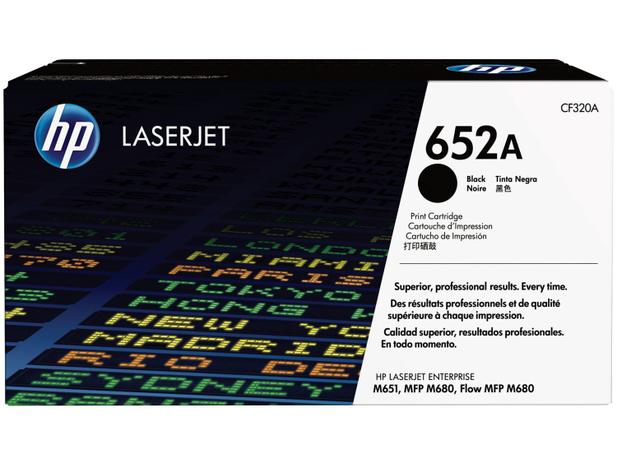 Cartucho de Tinta HP Preto - LaserJet Enterprise 652A