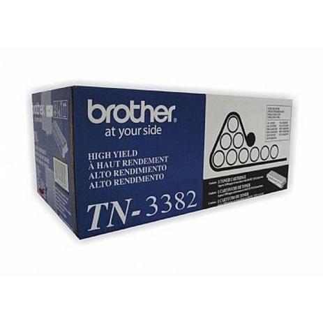 Cartucho De Toner Brother Tn-3382 - Preto Menor preço em Cartucho De Toner Brother Tn-3382 - Preto