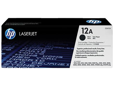 Cartucho de Toner HP 12A Q2612A - Preto Menor preço em Cartucho de Toner HP 12A Q2612A - Preto