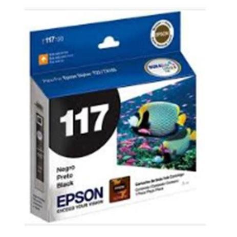 Cartucho EPSON 117 T117120 T23/T24/TX105/TX1 Preto Menor preço em Cartucho EPSON 117 T117120 T23/T24/TX105/TX1 Preto