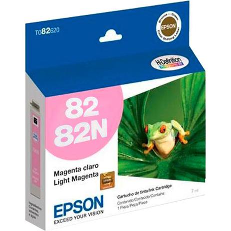 Cartucho Epson 82N Magenta Light T082620 Menor preço em Cartucho Epson 82N Magenta Light T082620
