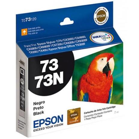 Cartucho EPSON Preto 7ML - T073120-BR Menor preço em Cartucho EPSON Preto 7ML - T073120-BR