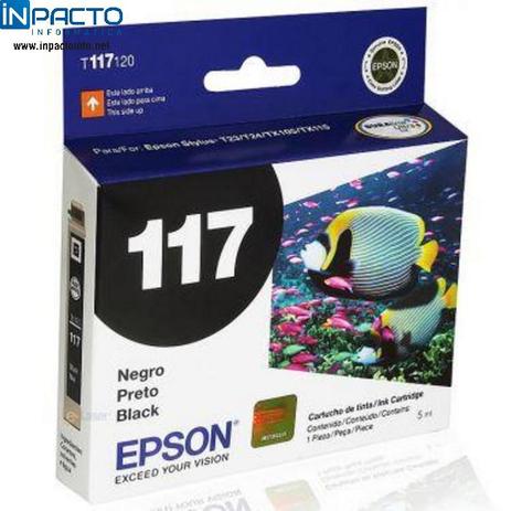 Cartucho epson t117120 preto original Menor preço em Cartucho epson t117120 preto original