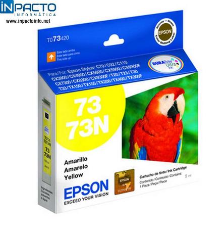 Cartucho epson to73420 amarelo original é boa?