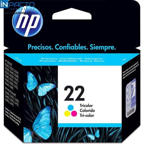 Cartucho hp 22a/c9352 color original Menor preço em Cartucho hp 22a/c9352 color original
