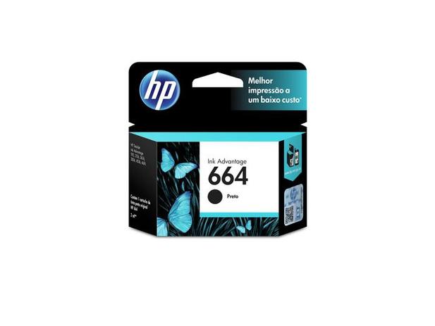 Cartucho Hp 664 Std F6v29ab Preto - Epson Menor preço em Cartucho Hp 664 Std F6v29ab Preto - Epson