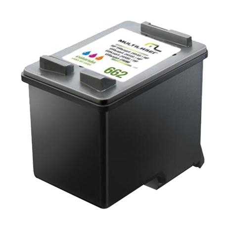 Cartucho jato de tinta color compatível com hp 662 co662c - 60 Menor preço em Cartucho jato de tinta color compatível com hp 662 co662c - 60