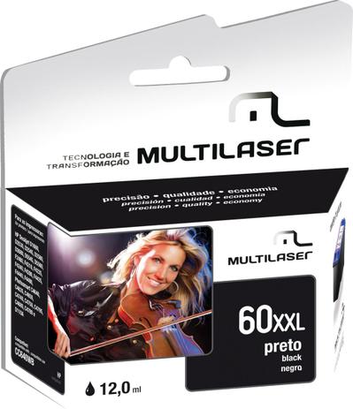 Cartucho jato de tinta preto compativel com hp 60 - co60p Menor preço em Cartucho jato de tinta preto compativel com hp 60 - co60p