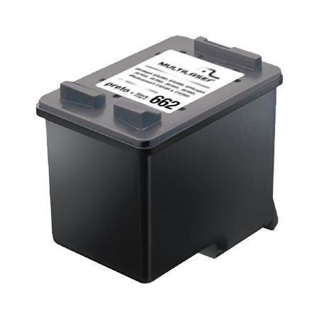 Cartucho jato de tinta preto compatível com hp 662 co662p - Multilaser Menor preço em Cartucho jato de tinta preto compatível com hp 662 co662p - Multilaser