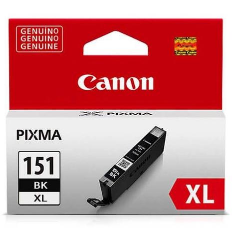 Cartucho Original Canon Cli151XL Cli-151xl Cli-151XlBk Bk Preto Ix6810 11ml Alto Rendimento Menor preço em Cartucho Original Canon Cli151XL Cli-151xl Cli-151XlBk Bk Preto Ix6810 11ml Alto Rendimento