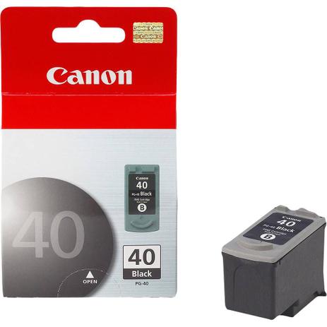 Cartucho Original Canon Pg40 Pg-40 Mp150 Mp170 Mp160 Mx300 Mx310 Ip1600 Ip1700 16ml Menor preço em Cartucho Original Canon Pg40 Pg-40 Mp150 Mp170 Mp160 Mx300 Mx310 Ip1600 Ip1700 16ml