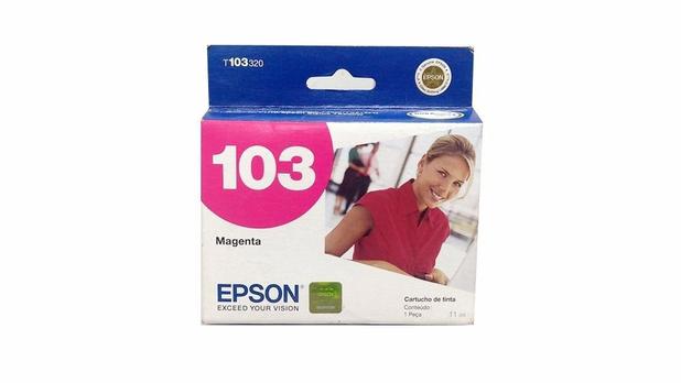 Cartucho original EPSON 103 magenta Menor preço em Cartucho original EPSON 103 magenta