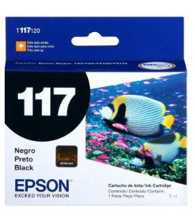 Cartucho original EPSON 117 preto Menor preço em Cartucho original EPSON 117 preto