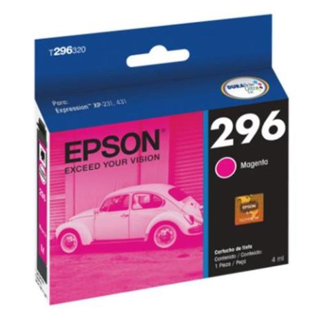 Cartucho Original Epson 296 T2963 T296320 MAGENTA XP-231 XP-241 XP-431 XP-441 4ml é boa?