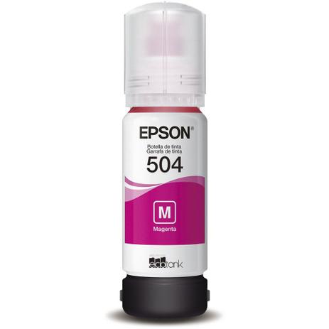 Cartucho Refil de Tinta Epson T504 Magenta L4150 L4160 L6161 L6171 L6191 70ML Menor preço em Cartucho Refil de Tinta Epson T504 Magenta L4150 L4160 L6161 L6171 L6191 70ML