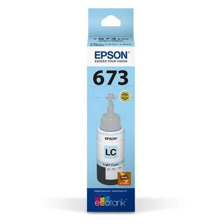 Cartucho Refil Epson T673220 673 Ciano 70ml Menor preço em Cartucho Refil Epson T673220 673 Ciano 70ml
