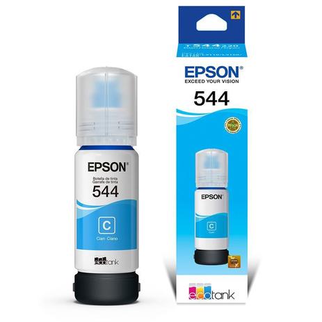 Cartucho Refil Tinta Original Epson Cyan T544220 L1110 L5190 L3110 L3150 T544 544 65ml Menor preço em Cartucho Refil Tinta Original Epson Cyan T544220 L1110 L5190 L3110 L3150 T544 544 65ml