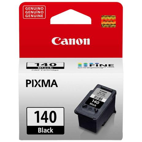 Cartucho Tinta Preto Canon Original Pg-140 Black Menor preço em Cartucho Tinta Preto Canon Original Pg-140 Black