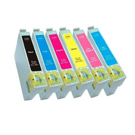 Cartucho to82 r290 r-290 compatível kit 6 cartuchos stylus photo r270 r290 r390 rx590 - Inkfast Menor preço em Cartucho to82 r290 r-290 compatível kit 6 cartuchos stylus photo r270 r290 r390 rx590 - Inkfast